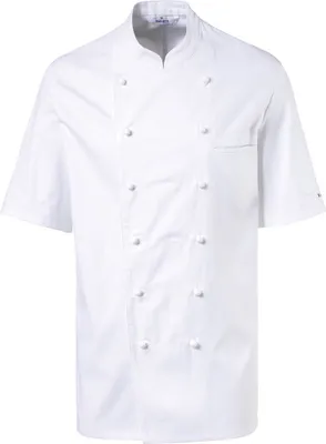 Produktbild von Kochjacke halbarm Fb. weiß Gr. 5XL : weiß : 100% Baumwolle 230 g/m² (15) : 5XL