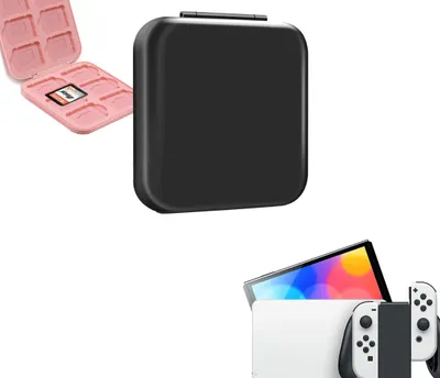 Produktbild von Kassettenhalter - Spielehalter - Aufbewahrungsbox - Kassettenbox - Zubehör passend für Nintendo Switch - Schwarz