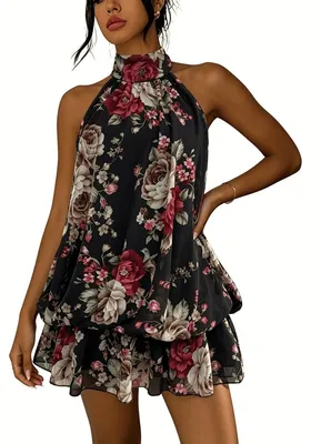 Productafbeelding van Currero Zomerjurk Dames Zwart M
