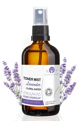 Immagine prodotto di Idrolato di lavanda biologico, 100 ml, per viso e corpo