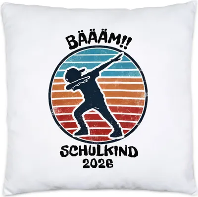 Produktbild von Bääm! Schulkind 2026 Kissen Einschulung Geschenk Schulanfang Schule
