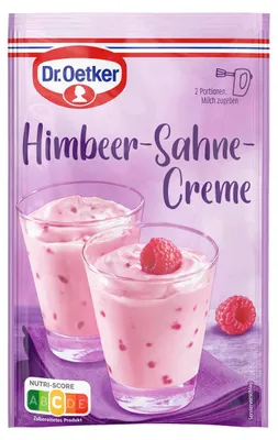 Produktbild von Dr. Oetker Himbeer-Sahne-Creme 62g 2er Pack