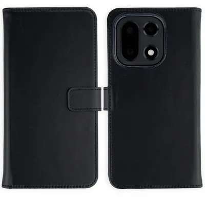 Produktbild von Selencia Echtleder Klapphülle OnePlus 15 - Schwarz