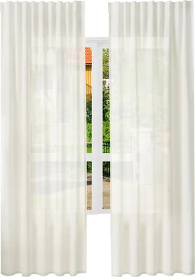 Immagine prodotto di Tende oscuranti - Tende di lino - 2 pezzi - 2 x 2,6 m - Unicolore - Montaggio a soffitto - Giallo