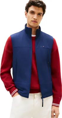 Produktbild von Tommy Hilfiger Herren Weste Lightweight mit Seitentaschen, Blau (Carbon Navy), X