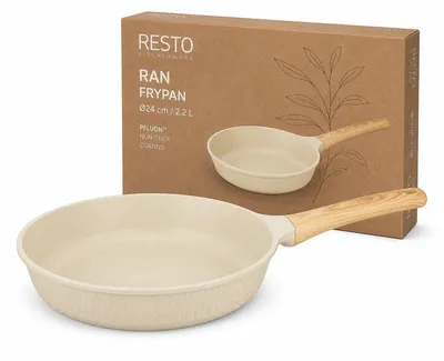 Obrázok produktu pre Resto Kitchenware Ran, Kolo, Viacúčelová panvica, Béžová, Drevo, PFLUON, Ran, Hliník