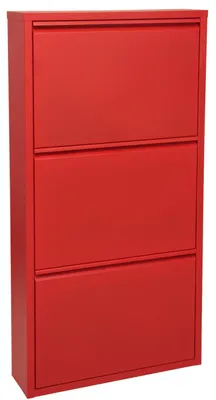 Image de Armoire à chaussures en aluminium, dimensions : 50 x 15 x 103 cm