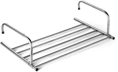 Zdjęcie produktu dla Składana suszarka ze stali nierdzewnej, 42–73 cm, do bielizny i obuwia