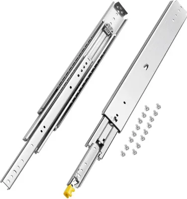 Produktbild von Vollauszug Kugellager Schubladenschienen 610mm - Schubladenführungen für Heimwerken und Möbelbau