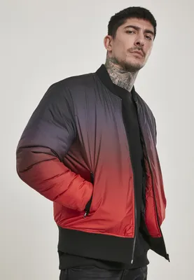 Produktbild von Urban Classics Bomber Jacke Gradient Bomber Jacket Black/Grey-XXL