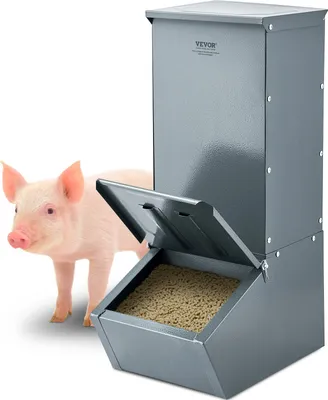 Produktbild von Futterspender Futterbox Futtertrog Schweinefutterautomat 507x300x753mm
