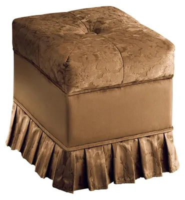 Productafbeelding van Design hocker, bank, luxe pouf, voetenbank, meubels, gestoffeerde zitbank, arredoclassic