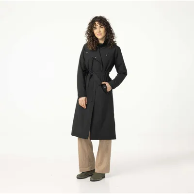 Produktbild von Trenchcoat Regenjacke Damen Schwarz