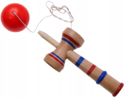 Produktbild von NORIMPEX Kendama Japanisches Geschicklichkeitsspiel Holz