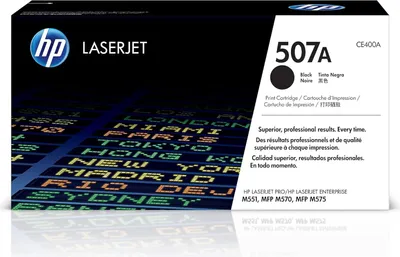 Zdjęcie produktu dla HP 507A Schwarz LaserJet Tonerpatrone