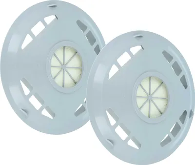 Produktbild von vhbw 2x Staubsaugerfilter kompatibel mit Electrolux Z 951 Pro, Z 970, Z 955, Z 990, Z 951 Staubsauger - Abluftfilter (EPA-Filter) Grau Weiß