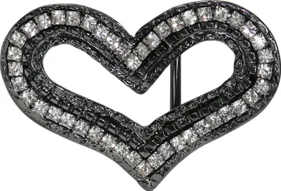 Produktbild von Herz Buckle mit Strass Steinen