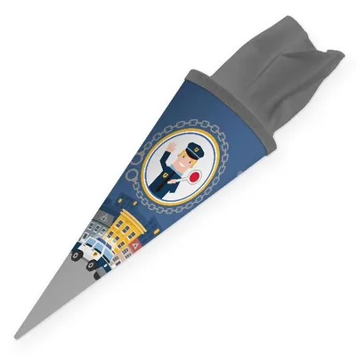 Produktbild von itenga Geschwister Schultüte 35cm "Polizei"
