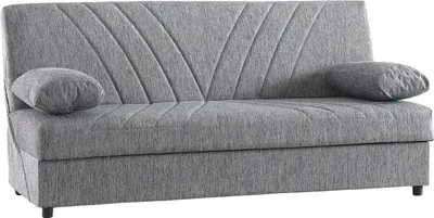 Immagine prodotto di Dmora Divano Letto 3 Posti Apicella 81x181 cm Nero, Contenitore Reclinabile