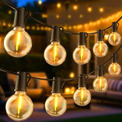 Lichterkette 48,15 m G40 wasserdicht 70+2 LEDs warmweiß