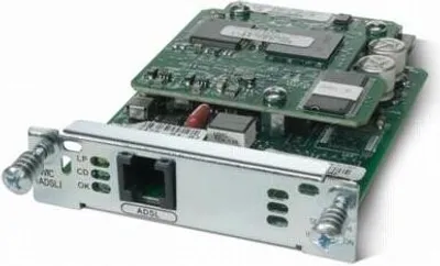 Produktbild von Cisco 1-port ADSL over basic telephone service HWIC, 78,2 x 120,4 x 19,2 mm, 90g