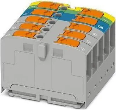 Produktbild von Phoenix Contact Verteilerblock PTVFIX 2,5-3L/N/GNYE 1300613