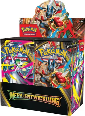 Immagine prodotto di Display di bustine "Pokemon Mega Evoluzioni", versione tedesca (ME01)