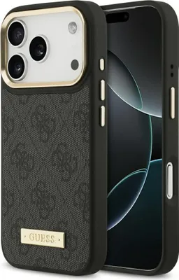 Zdjęcie produktu dla Etui Guess 4G Logo Plate Magsafe Do      Iphone 17 Pro Czarny