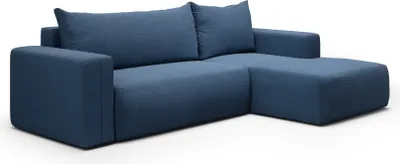 Produktbild von KEF  Ecksofa Lessi – L-Form – 268x72x163 cm – Möbel für Wohnzimmer – Liegefläche 130x212 cm – Mit Schlaffunktion – Polstermöbel – Rechtsseitig Aragon 79