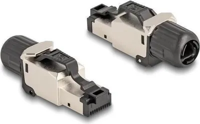 Produktbild von Delock - Netzwerkanschluss - RJ-45 (M) - STP - CAT 6a - ohne Haken