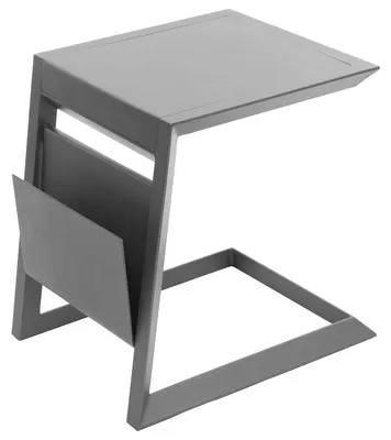 Produktbild von Aluminiumtisch mit Zeitungsständer ALLURE