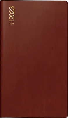 Produktbild von rido/idé Monatskalender Modell TM 12 2023 Blattgröße 8,7 x 15,3 cm bordeaux