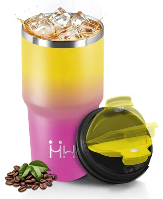 Produktbild von Thermobecher 600ML, Wiederverwendbar, Edelstahl Kaffeebecher-to-go Thermo, Ausla