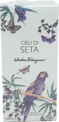 Obrázek produktu pro Salvatore Ferragamo Cieli di Seta, Ženy, 100 ml, Nedoplnitelná lahvička, Černý pepř, Borůvka, Pižmo