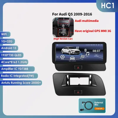 Produktbild von Autoradio – Multimediasystem – 2DIN-Radio – GPS-Navigation – Bluetooth – Android 14 Betriebssystem