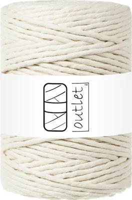 Produktbild von NaturWeiß Baumwoll-Makramee-Kordel 5mm 100m OUTLET