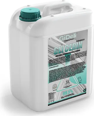 Produktbild von Glycerin VG 10L 99,5% Pharmaqualität E422 pflanzlich Kosmetik Haushalt GiDeli