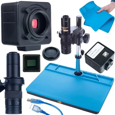 Obrázek produktu pro Digitální mikroskop, 5MP fotoaparát, vysoká kvalita obrazu, černý, 45x
