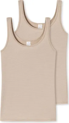 Produktbild von Schiesser Damen 2 Pack Trägertop Unterhemd - Modal Essentials