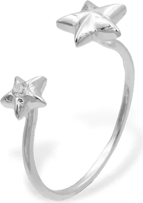 Produktbild von New Bling Zilveren Ring 9NB 0294 56 - Maat 56 - Ster - Zirkonia Zilverkleurig