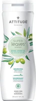 Produktbild von Beruhigendes Duschgel Olivenblätter Superblätter ATTITUDE