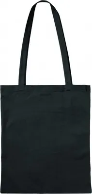 Produktbild von 250 Baumwolltragetasche Stofftasche schwarz 38x42+70