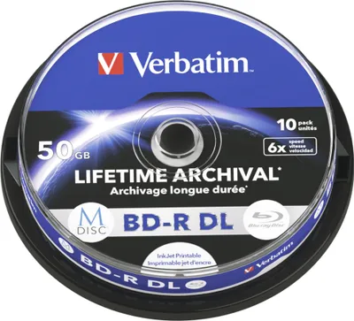 Produktbild von Blu-Ray BD-R Verbatim 43847 50 GB