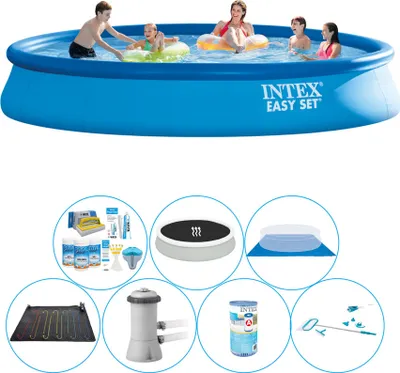 Zdjęcie produktu dla Super zestaw basenowy - Intex Easy Set Rund 457x84 cm