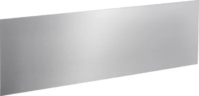 Image de Plinthe de bas de porte, inox brossé, 250x830 mm, avec adhésif - THIRARD