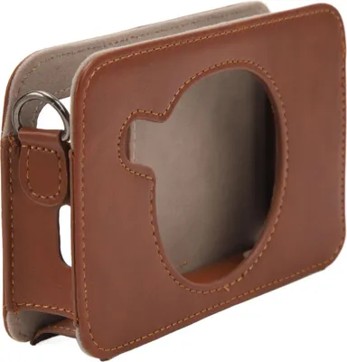 Image de Étui pour appareil photo Housse de protection en cuirPolyuréthaneavec bandoulière réglable pour Kodak C210R