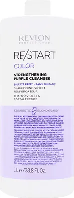 Obrázek produktu pro Revlon Professional Restart Color Strengthening Purple Cleanser tónovací šampon pro neutralizaci žlutých tónů 1000 ml
