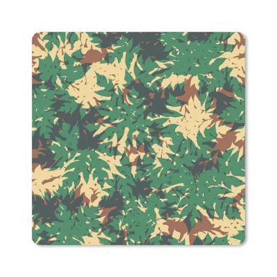 Produktbild von MuchoWow® Mauspad Mousepad Muster - Dschungel - Camouflage 30x30 cm - Mousepads - Maus Mat - Pad - Mausunterlage - Gaming