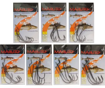 Produktbild von Maruto Z-ST Drop Shot Offset Haken, Größe:1