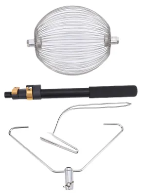 Productafbeelding van Kogelmoer-verzamelaar, maat S, multifunctionele balpenning met telescopische aluminium stang, geschikt voor tennisballen en kastanjes